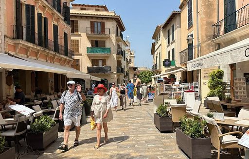 Alcúdia Old Town Mallorca street
