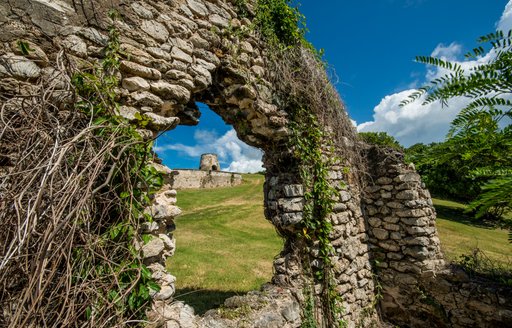 Stone ruins in the US Virgin Islands