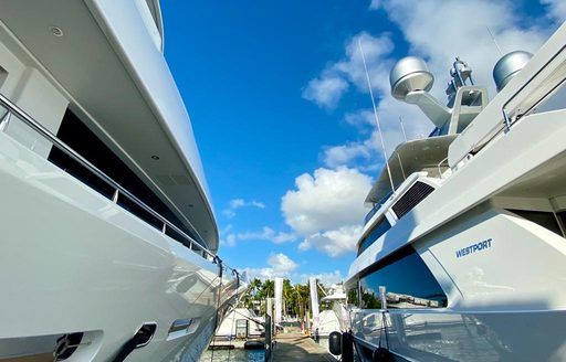 Luxury motor yachts on display at FLIBS