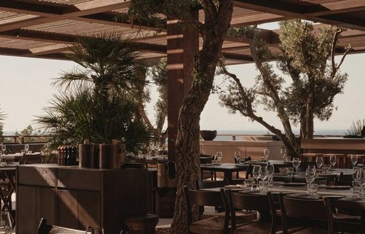 Overview of tables at Scorpios Bodrum