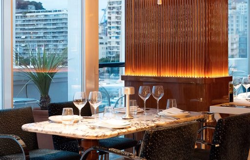 La Mome Monte-Carlo Monaco dining area
