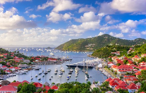 Port de Gustavia in St Barts, Caribbean