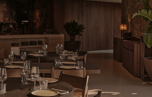 Scorpios Bodrum interior dining area