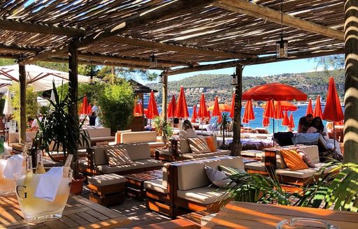 Saint Jean Cap Ferrat - Plage de Passable dining area