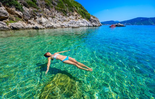 Swimming in Paleokastritsa