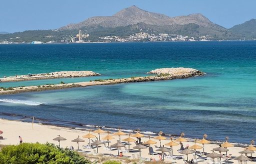 Platja de Muro Mallorca beach loungers