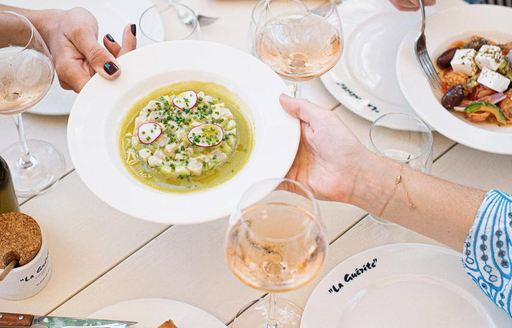 La Guerite dining, food