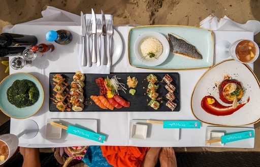 Ibiza - Tanit Beach Club food