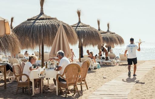 Tropicana Ibiza beach dining area