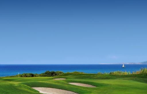 Beeautiful views over the French coast at the 