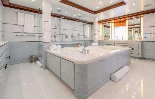 Charter yacht BATELLO indoor Jacuzzi