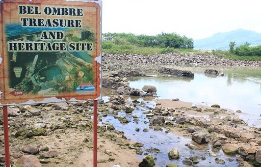 Treasure site in the Seychelles