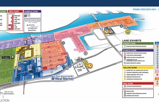 Map of FLIBS 2019