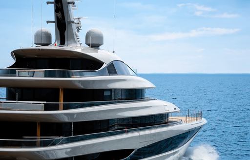 Superyacht charter NIXIE superstructure rendering