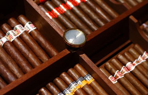 A selection of fine Cuban cigars