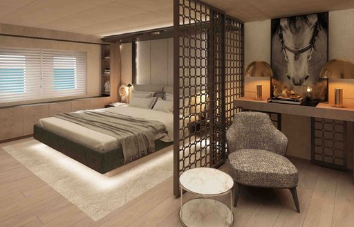 cabin aboard luxury yacht All About You