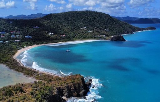 Smuggler's Cove Tortola aerial view