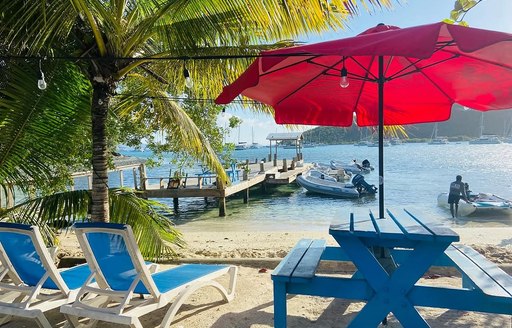 Foxy's Bar British Virgin Islands beach