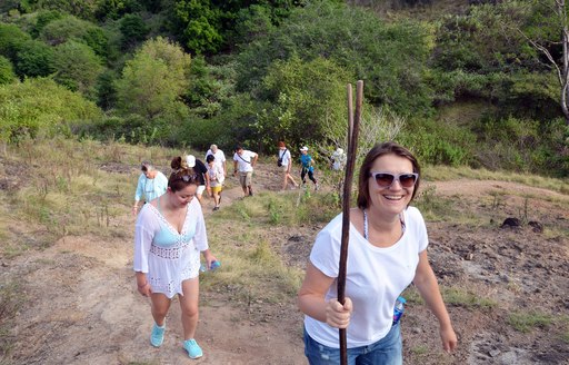 Hike to see Komodo dragons