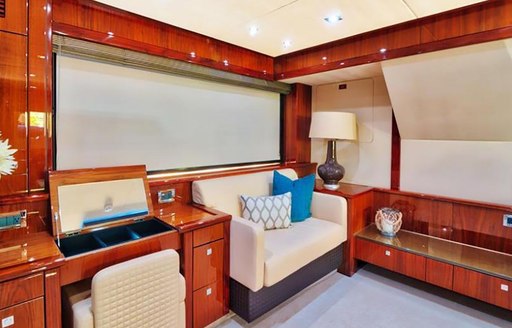 the cabana motor yacht interiors