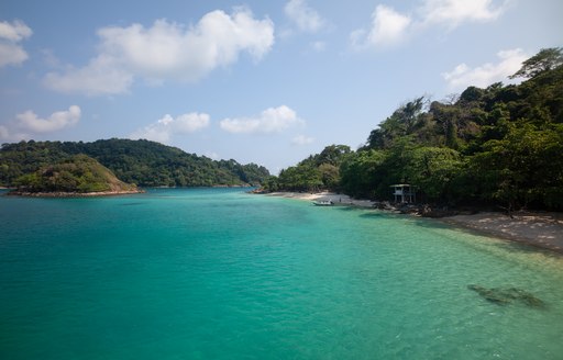 Blue sea in Thailand