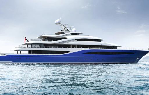 Charter yacht Project VENTO at sea
