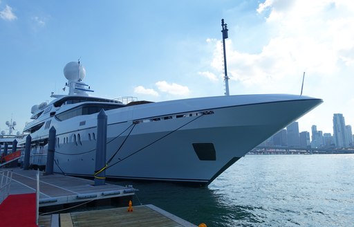 superyacht in miami