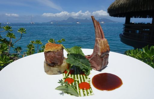 Tahiti - Le Lotus restaurant food
