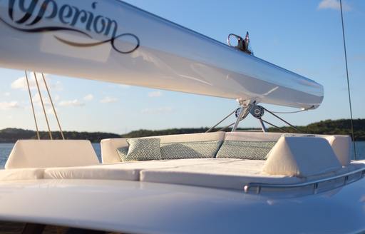 Sailing yacht charter HYPERION sun pads