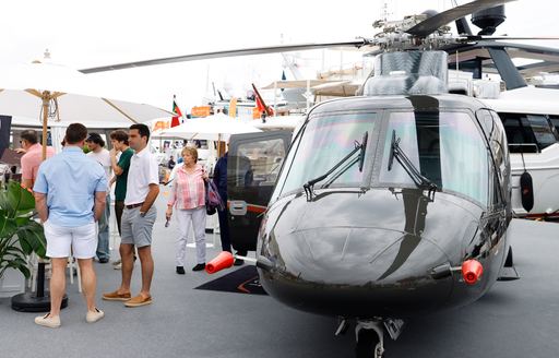 Helicopter on display at PBIBS