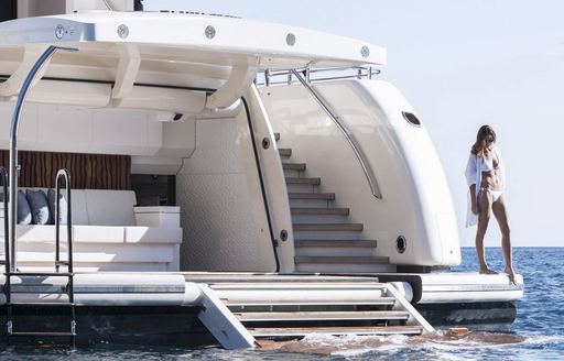 swim platform yacht ruya