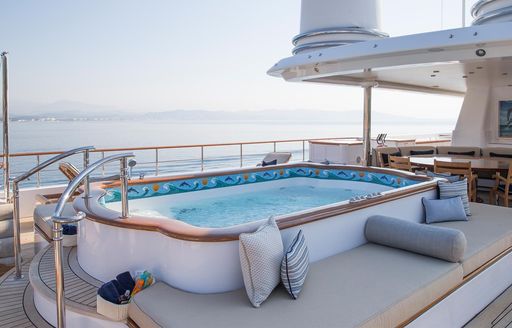 sundeck pool onboard superyacht katharine