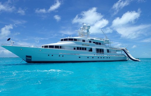 yacht at the bahamas charter show