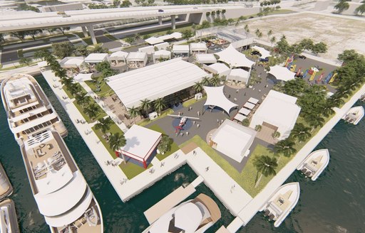 New superyacht village at pier 66 at flibs