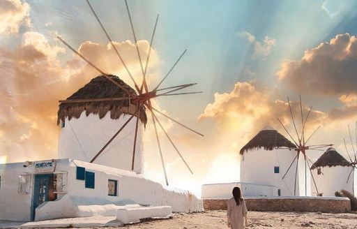 Mykonos - Cycladic Windmills