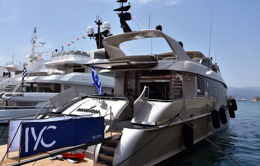 Superyacht PANDION on display at the Mediterranean Yacht Show 2017