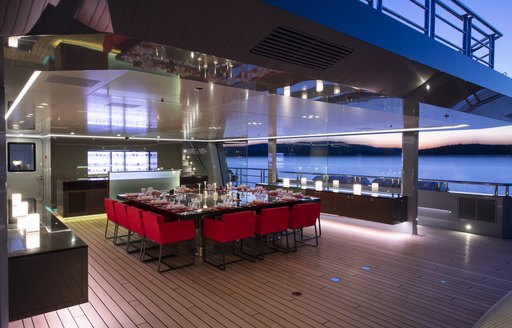 wintergarden on luxury yacht bold