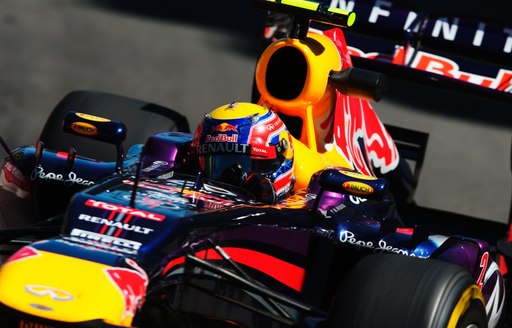 Red Bull driver in action at the Monaco Grand Prix