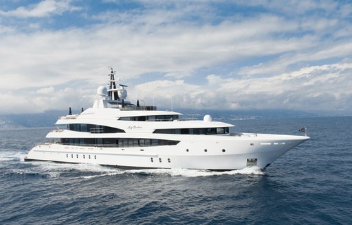 M/Y LADY CHRISTINA cruising in the Mediterranean