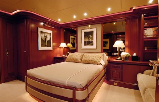 Double stateroom on board sailing yacht ATHENA