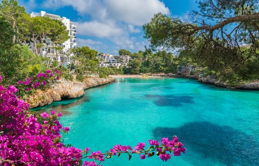 Quiet bay in the Balearics
