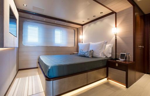 Double cabin onboard charter yacht MOKA