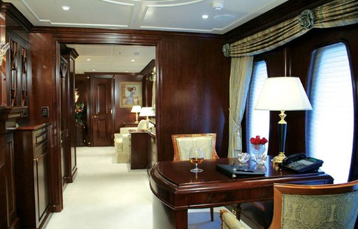 Office Space onboard Below Deck yacht