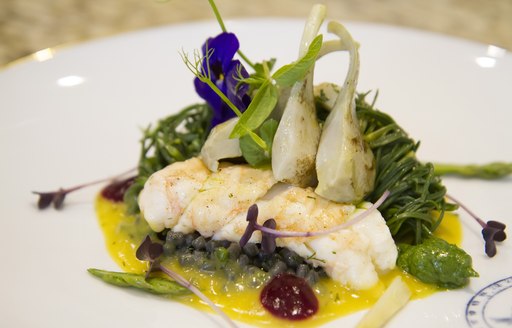 The winning dish prepared by the ANCALLIA chef