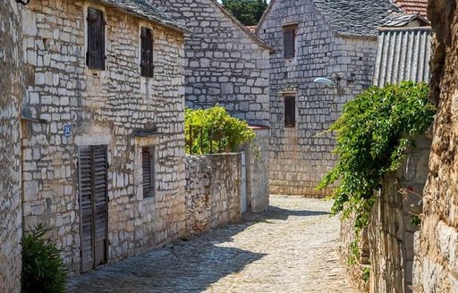 Old town of Grohote on Solta island