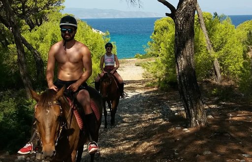 Greece Saronic Islands - Aponisos Horseback Riding