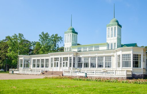 Beautiful victorian club house in Hanko, Finland