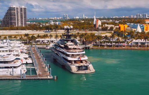 kismet docks for superyacht miami 