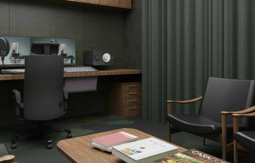 Project RV11000 rendering of an office