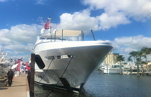 Superyacht SEPTIMUS at berth in FLIBS